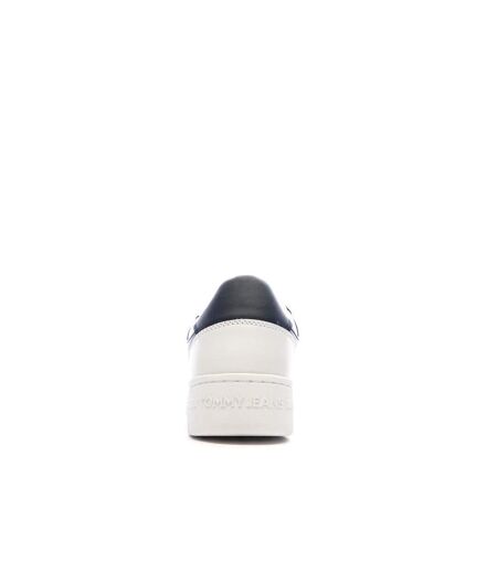 Baskets blanches/marine homme tommy hilfiger retro