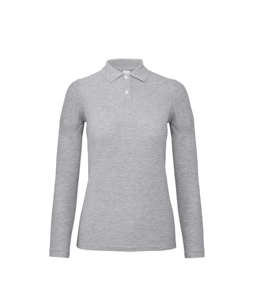 Polo id.001 femme gris clair B&C