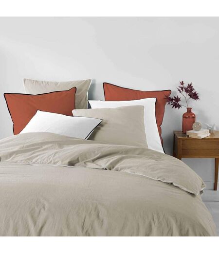 Drap Housse en Coton Linette 160x200cm Lin