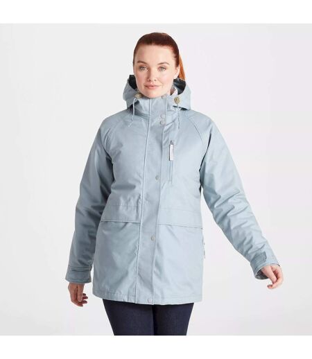 Womens/ladies Saltaire Waterproof Jacket Stormy Sea Lunar Grey Craghoppers