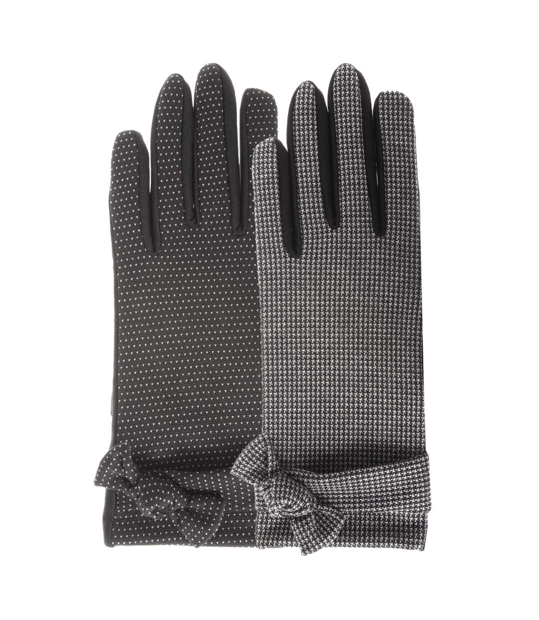 Isotoner Gants femme tactiles en tissu - non doublés