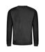 AWDis Just Hoods AWDis Unisex Crew Neck Plain Sweatshirt (280 GSM) (Jet Black) - UTRW2014