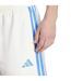 Mens Essentials French Terry 3 Stripes Shorts White Blue Adidas-4