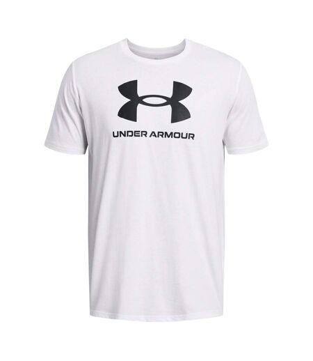 T-shirt Motif/style Logo Homme Blanc Under Armour