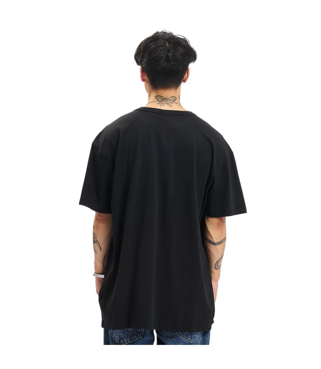 T-shirts Motif/style Façonné Homme Noir Urban Classics-4