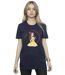 Disney - T-shirt BEAUTY AND THE BEAST I'D RATHER BE READING - Femme (Bleu marine) - UTBI14324-2