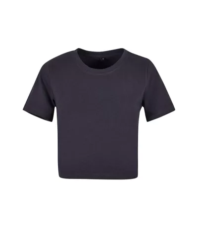 T-shirt Court Femme Bleu Marine New Morning Studios