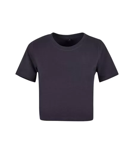T-shirt Court Femme Bleu Marine New Morning Studios