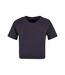 T-shirt Court Femme Bleu Marine New Morning Studios-1