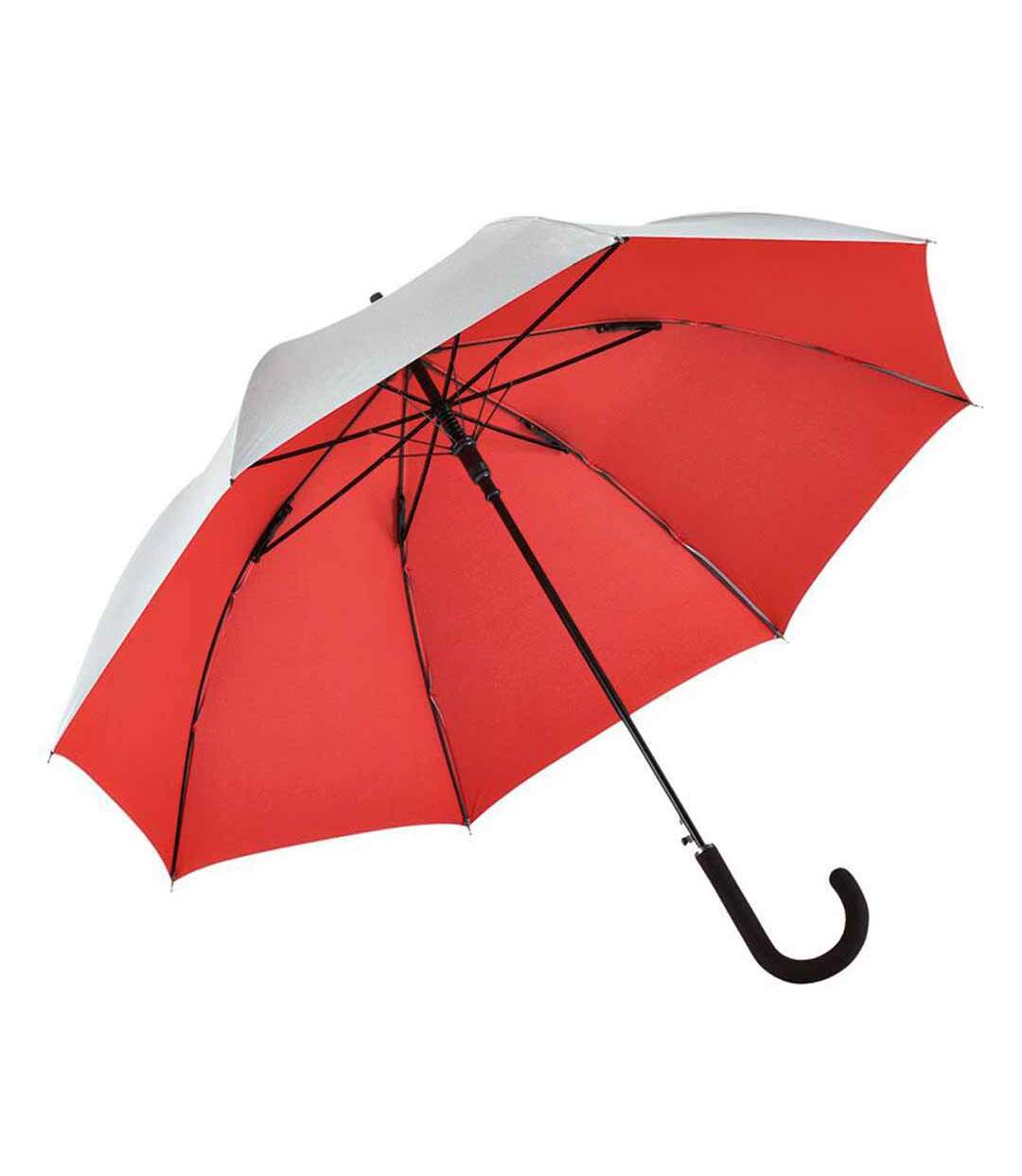 Parapluie standard extérieur argenté - FP7119 - rouge-2