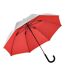 Parapluie standard extérieur argenté - FP7119 - rouge