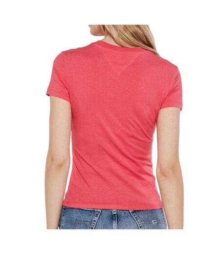T-shirt rose femme tommy hilfiger night navy - l