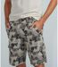 Bermuda homme imprimé motifs abstrait coupe droite -  Style, confort et praticité-1