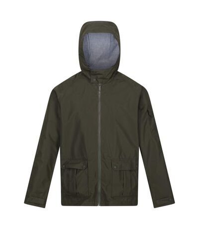 Regatta Mens Bergen Waterproof Jacket (Dark Khaki) - UTRG7033