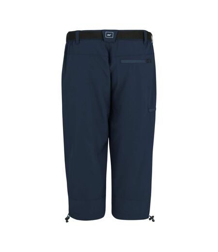 Womens/ladies Xert Stretch Capri Trousers Navy Regatta
