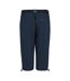 Womens/ladies Xert Stretch Capri Trousers Navy Regatta-3