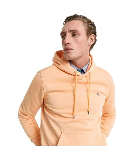 Sweat À Capuche Avec Cordons Shield Homme Orange Gant