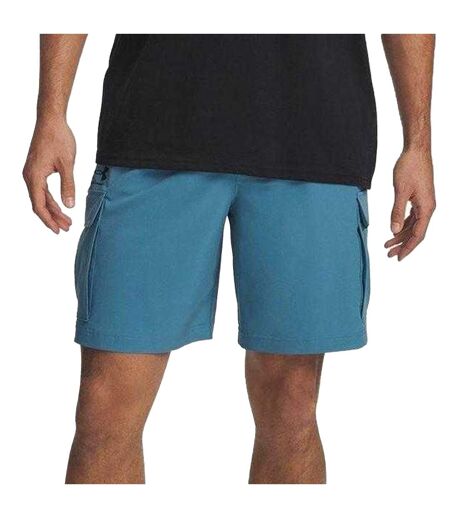 Mens Vibe Woven Cargo Shorts Blue Black Under Armour