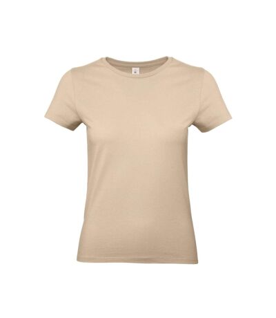 Womens/ladies e190 t-shirt sand B&C
