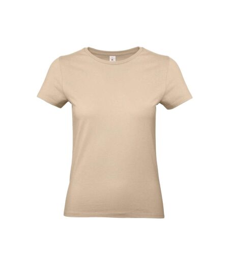 Womens/ladies e190 t-shirt sand B&C