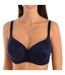 Microfiber bra with underwire and padding for women, CANDELA model. Enhancement, support and daily comfort.