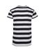 T-shirt Motif/style Rayures En Blocs Homme Noir Blanc Urban Classics-2
