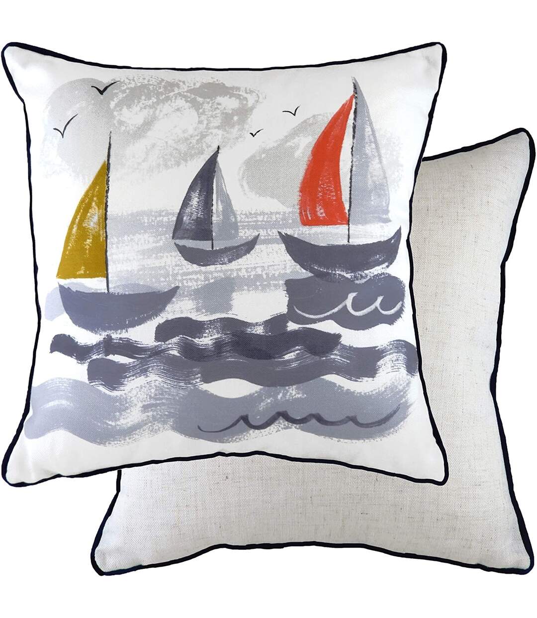 Nautical cushion cover one size multicoloured Evans Lichfield