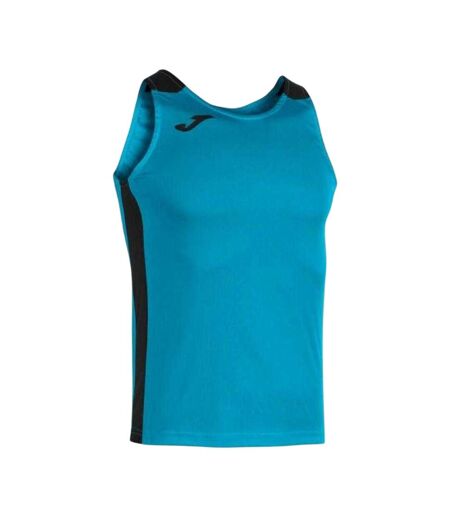 Mens Record Ii Tank Top Black Blue Joma