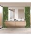 Mur Végétal Artificiel Feuillage 50x50cm Vert-3