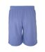 Mens Cotton Blend Shorts Light Blue Fabric-2