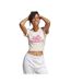 T-shirt Femme Beige Crème Adidas-1