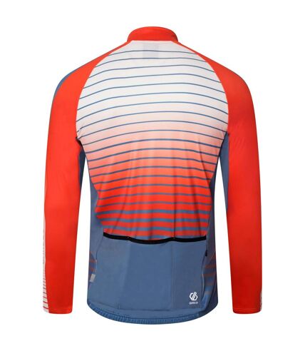 Dare 2B Mens AEP Virtuous Underlined Long-Sleeved Cycling Jersey (Bleu Stellaire) - UTRG7023