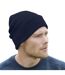 Bonnet hubert adulte bleu marine foncé Clique