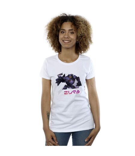 Disney T-shirt en coton Lightyear Zurg Complex Femme/Ladies (Blanc) - UTBI29074