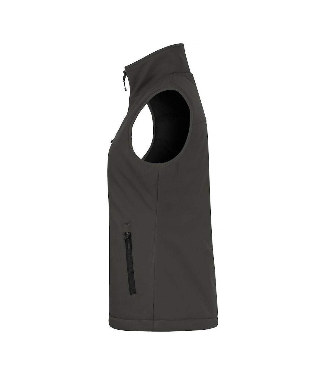 Veste Sans Manches Femme Gris Foncé Clique-3