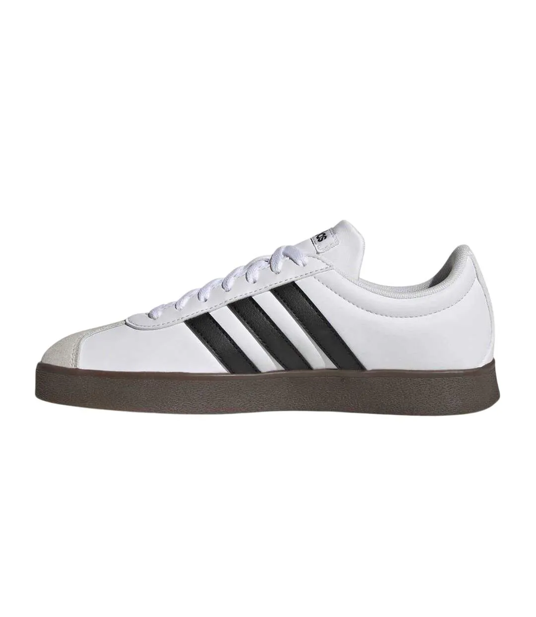 Baskets Motif/style 3 Rayures Femme Blanc Noir Marron Pâle Adidas-3