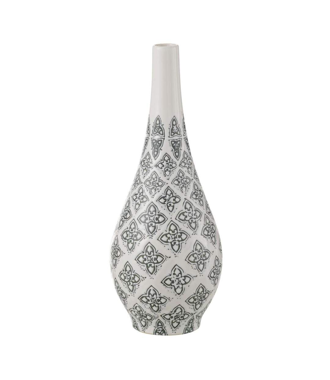 Vase Poire en Porcelaine Kousa 43cm Bleu & Blanc-1