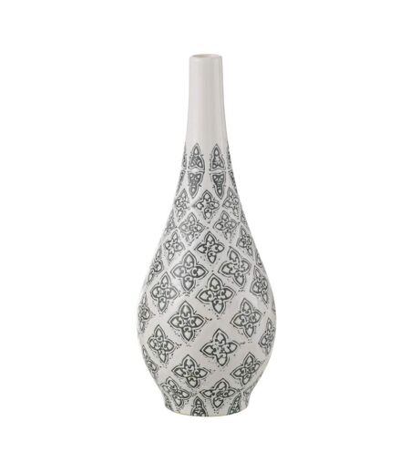Vase Poire en Porcelaine Kousa 43cm Bleu & Blanc