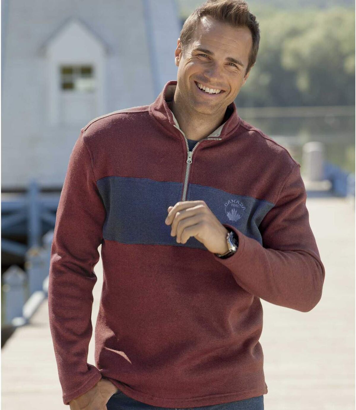Set van 2 tweekleurige Canada sweaters Atlas For Men