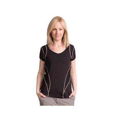 Erlin T-shirt À Manches Courtes Femme Noir Trespass