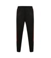 Finden & Hales Mens Knitted Tracksuit Pants (Black/Red)