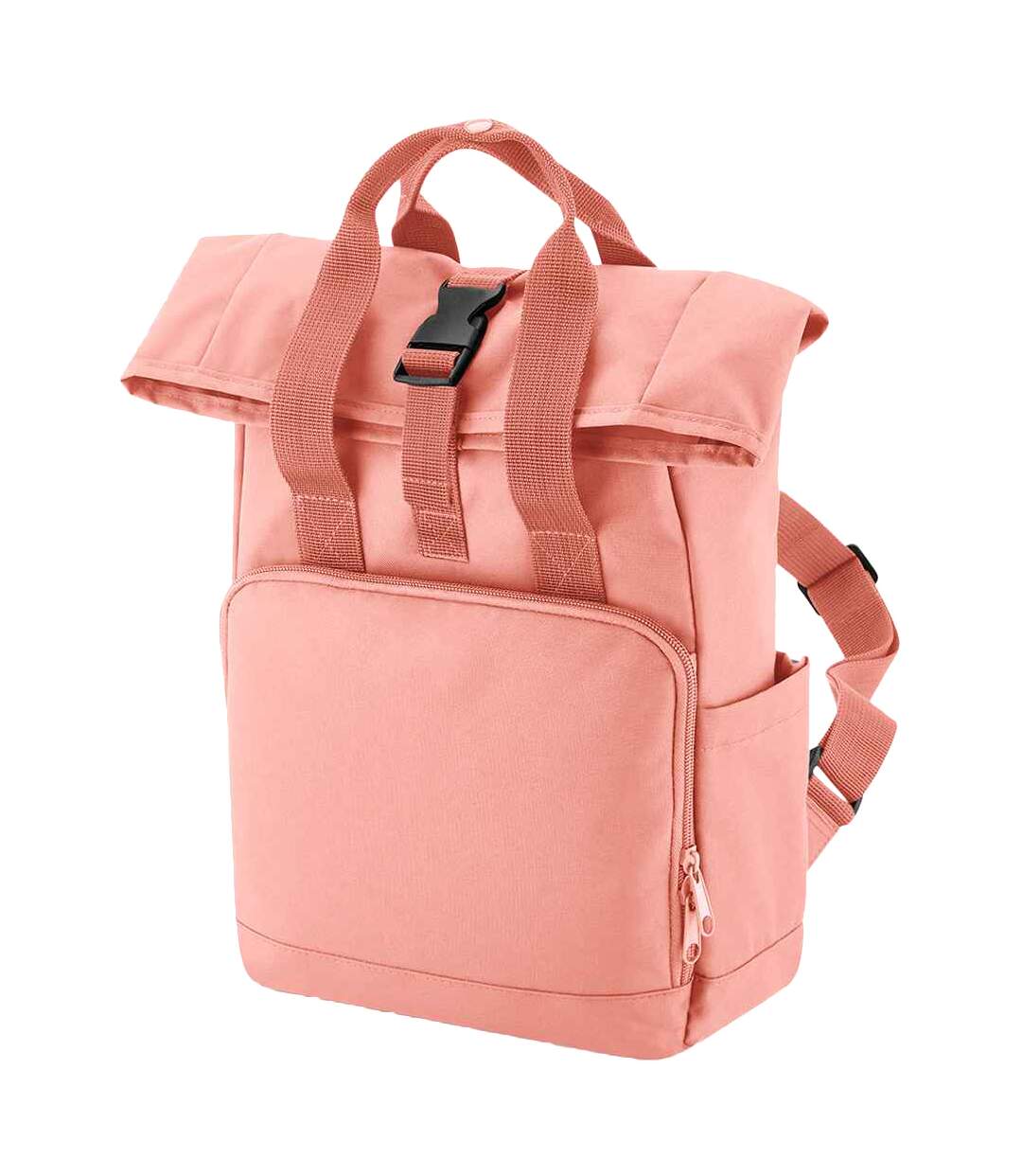 Sac à dos adulte taille unique rose pâle Bagbase