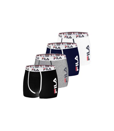 Lot de 4 Boxers Homme FILA 5040 coton couleur assorties Fila