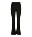 Womens/ladies Recycled Flared High Waist Leggings Black Urban Classics-2