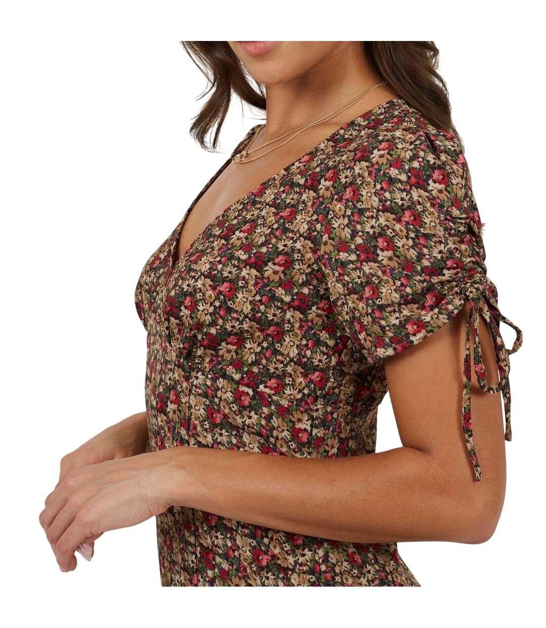 Robe Portefeuille Femme Vert Brave Soul-4