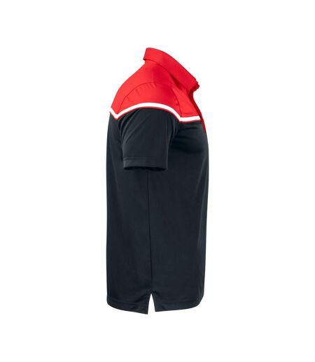 Polo Seaback Homme Noir Rouge Cutter & Buck
