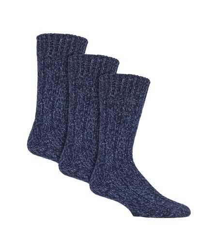 Country Pursuit - 3 Paires Homme Chaussettes Laine Bottes Rembourré