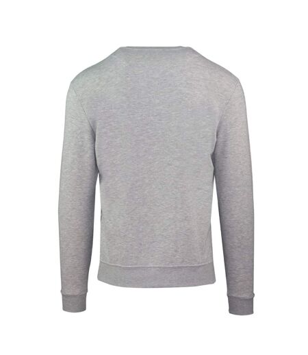 Mens Round Neck Sweatshirt Grey Aquascutum