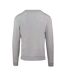 Mens Round Neck Sweatshirt Grey Aquascutum-2