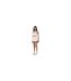 Womens/ladies Terrycloth Contrast Trim Shorts Cream Black Lacoste-1